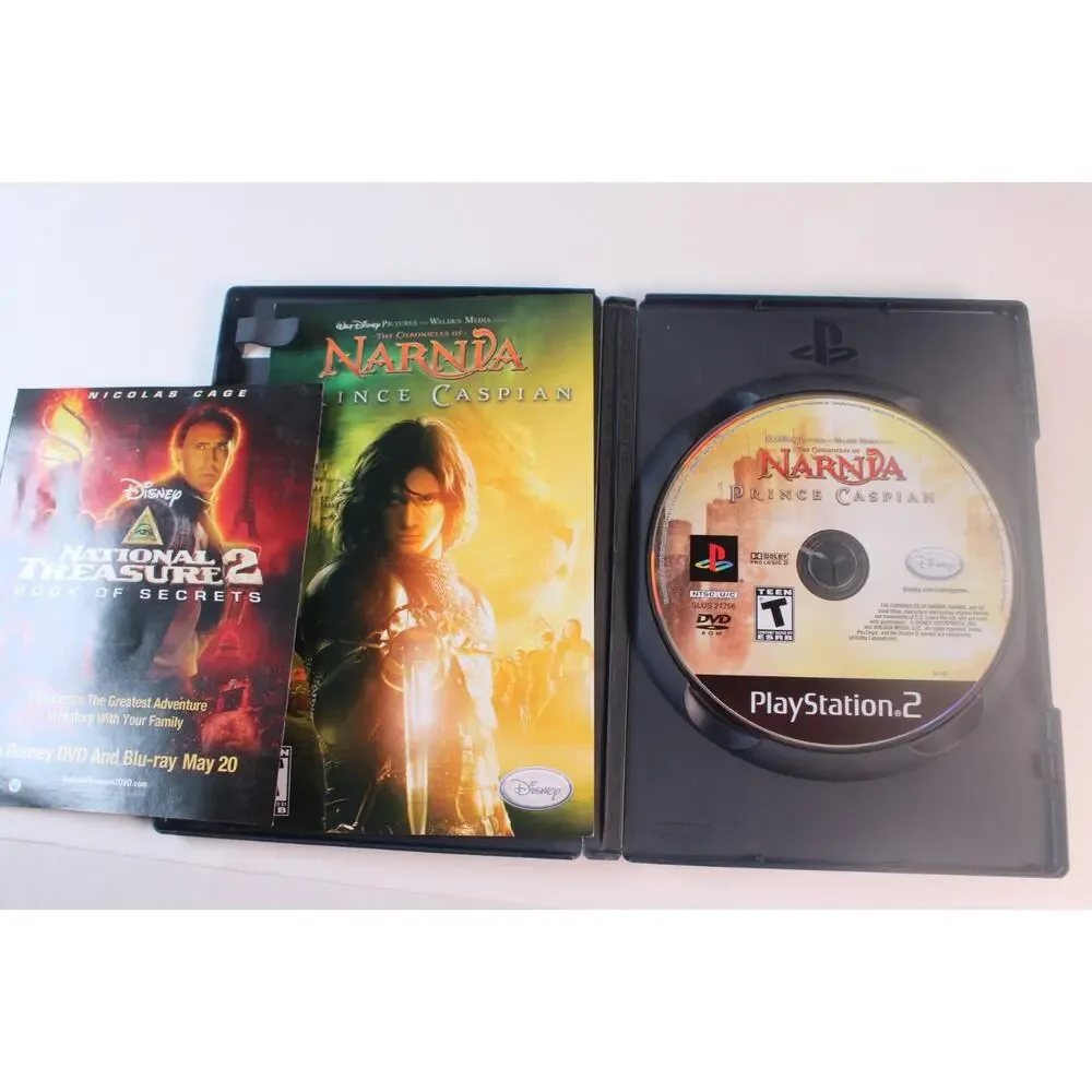2 gams: Chronicles of Narnia: Prince Caspian + Lion/Witch/Wardrobe (Sony PS2)